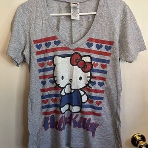 Sanrio Hello Kitty Gray Graphic T-Shirt
